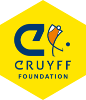 Logo de la Fundación Cruyff, beneficiaria de la Koeman Cup